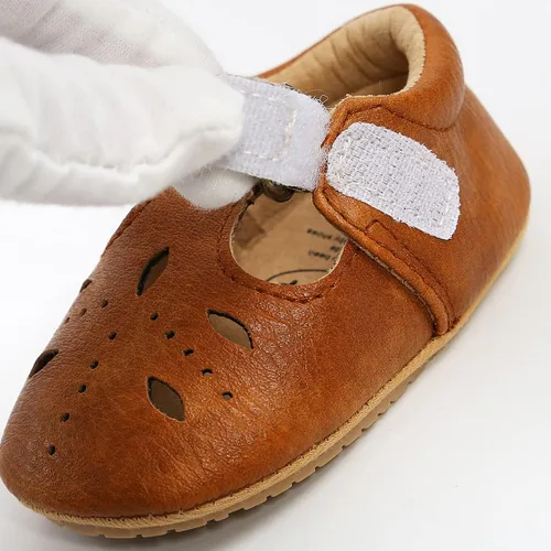 Vista 4 de QWZban Zapatos planos Mary Jane para bebés y niñas con Bownot, suela suave, suela suave, piel sintética, recién nacidos, primeros pasos, para fiesta
