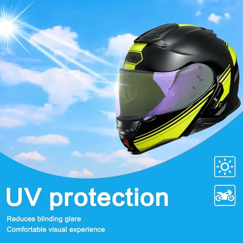 Vista 3 de Visera de casco de motocicleta para RF-1200 de repuesto, visera tintada para casco de motocicleta compatible con RF-1200 CWR-1 X14 Z7 X-Spirit
