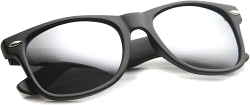Vista 20 de zeroUV - Gafas de sol con montura de cuerno negro mate