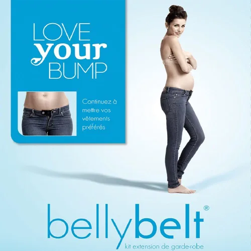 Vista 6 de Love Your Bump /Fertile Mind - Combo de cinturón para el vientre, la solución definitiva para ropa de maternidad