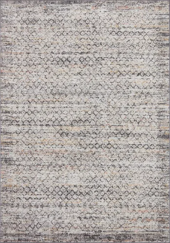 Vista 3 de Loloi Monroe Collection MON-03 Gris/Multicolor 2'-6" x 4'-0" Alfombra Decorativa