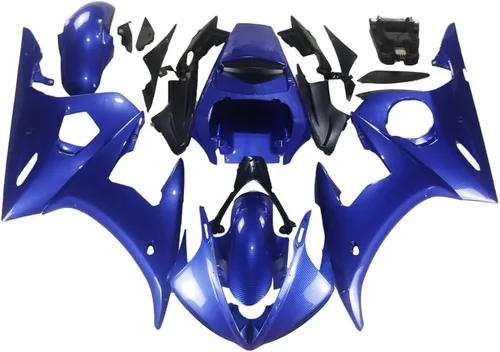 Vista 11 de Carenado para Yamaha YZF R6 2003-2005 y YZF R6S 2006-2009 (06 llamas rojas)