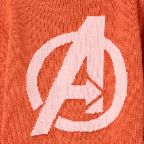 Vista 4 de Amazon Essentials Disney Marvel Star Wars Suéteres suaves de manga larga con cuello redondo para niñas y niños pequeños Avengers Logo - Chicas
