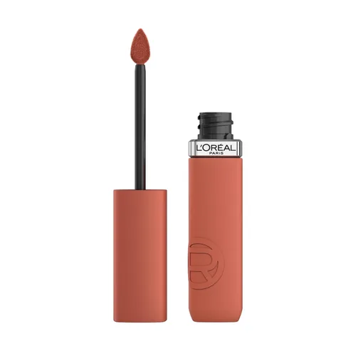 Vista 18 de L’Oréal Paris Infallible Matte Resistance - Labial líquido, hasta 16 horas de duración, tono First Kiss 600, 0.16 onzas líquidas 600 Primer beso