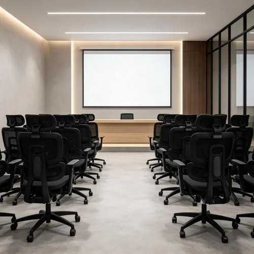 Vista 12 de Athena Collection Silla de oficina de malla ergonómica 3D con respaldo alto
