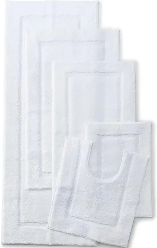 Vista 2 de Lands' End Alfombra de baño antideslizante Blanca 16" x 23" Blanco