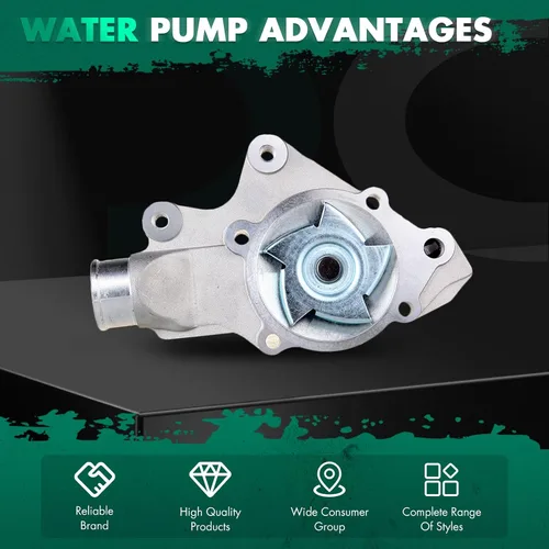 Vista 2 de SCITOO AW3412 Bomba de agua del motor con junta para Jeep para Cherokee Comanche Wagoneer Premier 4.0L 2.5L Car Water Pump for Jeep Comanche,for