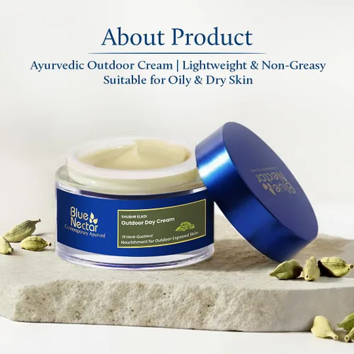 Vista 6 de Blue Nectar Eladi Crema hidratante facial para mujer, crema facial de día a base de plantas para mujeres para uso como humectante facial para todo