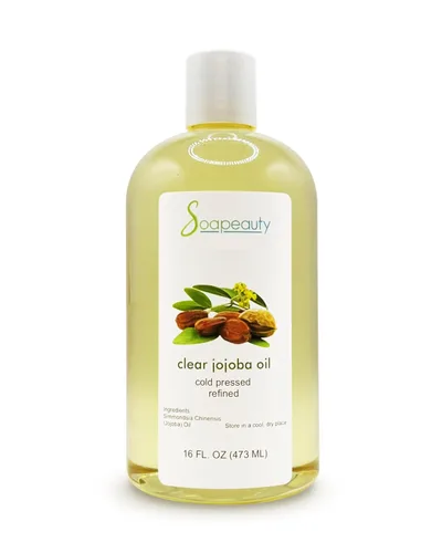 Vista 5 de Soapeauty Aceite de jojoba transparente 100% puro y natural refinado, prensado en frío, sin hexano Aceite hidratante para piel, cara, cabello