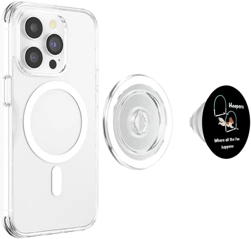 Vista 4 de Dog Agility - Dog Hoopers - all the fun happens - papillon PopSockets MagSafe PopGrip for iPhone