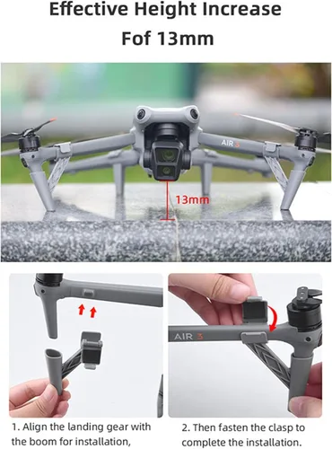 Vista 4 de Sistema Airdrop para DJI Air 3 Dispositivo de transporte de entrega de carga útil para drones Pesca Regalo de boda Accesorios de caída de aire