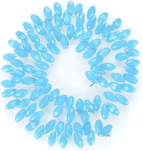 Vista 29 de 200pcs Checa 0.472 in Lágrima facetada Briolette Cristal Perlas Colgante de gota a granel Amatista Púrpura