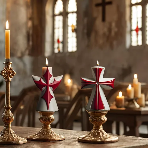Vista 6 de Moldes de silicona para velas cruzadas, molde de fundición de resina para hacer velas religiosas, yeso de arcilla polimérica