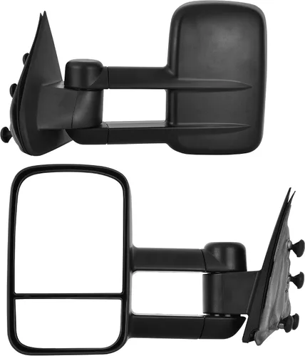 Vista 18 de AUTOSAVER88 Espejos de remolque compatibles con Chevy Silverado GMC Sierra 2007-2014, juego de espejos de remolque con calefacción eléctrica