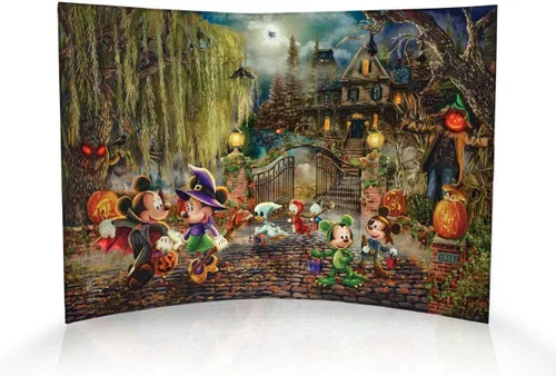 Vista 40 de Disney Brave - Thomas Kinkade Studios - Impresión fotográfica acrílica curvada de 10 x 7 pulgadas - Decoración independiente - Coleccionable