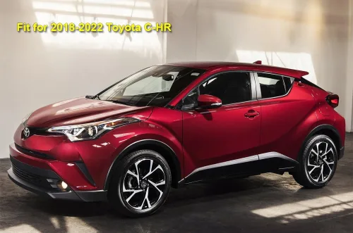 Vista 2 de Guardabarros de coche guardabarros para guardabarros compatible con Toyota C-HR CHR 2018 2019 2020 2021 2022