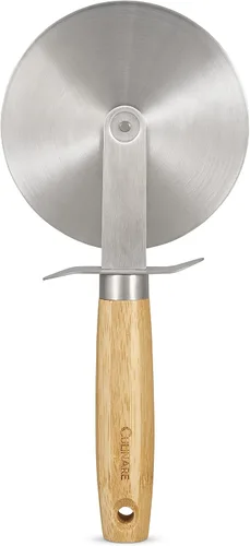 Vista 16 de Culinare Naturals C70011 - Cortador de tartas Bambú sostenible/acero inoxidable (L) 10.630 in x 2.559 in Cortador de pasteles, cortador
