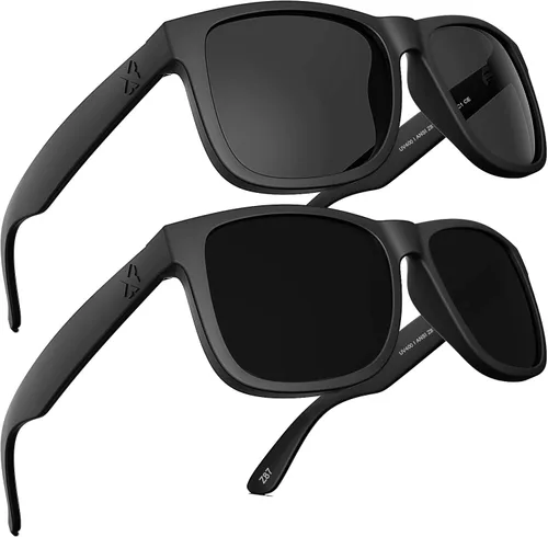 Vista 9 de MAXJULI Gafas de sol polarizadas para hombres y mujeres, lentes de sol rectangulares con protección UV 8806