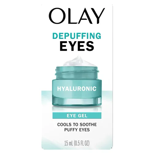 Vista 11 de Olay Hyaluronic + Peptide 24 Gel Crema de ojos, sin fragancia, 0.5oz (0.5 fl oz)