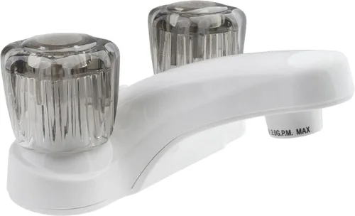 Vista 11 de Dura Faucet llave de lavabo de dos manijas, para baño de cámper, motorhomes, tráiler, Pergamino bisqué