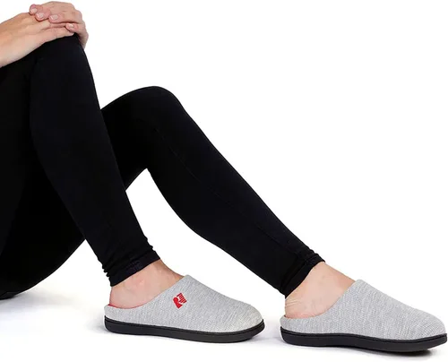 Vista 5 de RockDove - Pantuflas para mujer originales con espuma viscoelástica y dos tonos