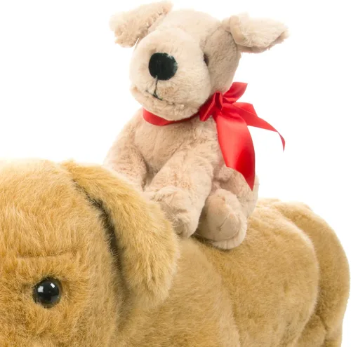 Vista 4 de Melissa & Doug Sunny Yellow Lab - Cachorro de peluche
