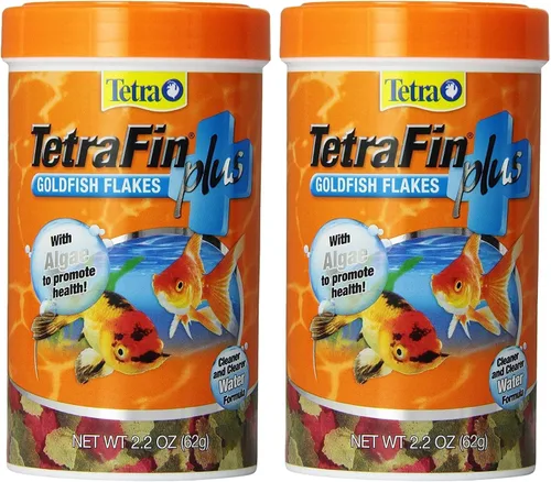 Vista 8 de TetraFin Plus Goldfish Flakes 7.06 onzas, dieta equilibrada, con algas para promover la salud