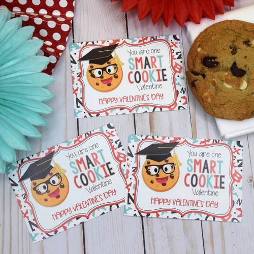 Vista 5 de AmandaCreation - Tarjetas para el día de San Valentín con chispas de chocolate con chispas de chocolate para regalar a amigos y compañeros de clase