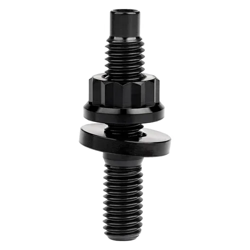 Vista 3 de Tornillo de titanio M8 M10x45 54 55 2.559 in paso 1.25 Kit de pernos de escape automotriz Kit tornillos, tuercas y arandelas Kit de 4 piezas