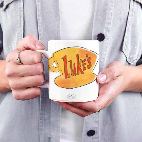 Vista 261 de Trend Setters Friends the Television Show – 25 años – Mercancía oficial – Taza de café o té de cerámica blanca de 11 onzas – perfecta para regalar