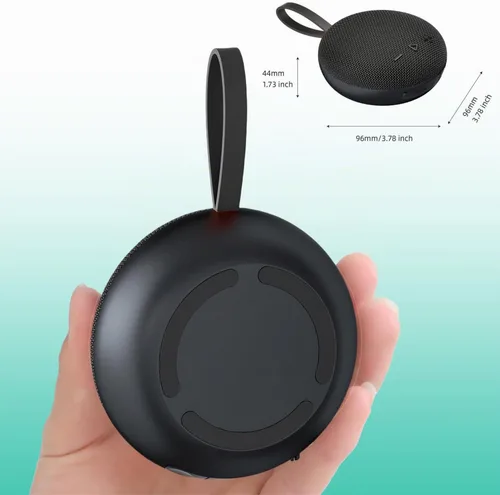 Vista 3 de Altavoz Bluetooth magnético para carrito de golf y lugar de Negro