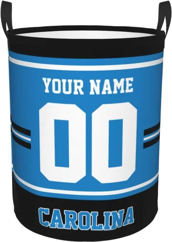 Vista 17 de Cesta de lavandería personalizada de Arizona, cesta de lavandería personalizada con nombre y número, cesta de almacenamiento plegable