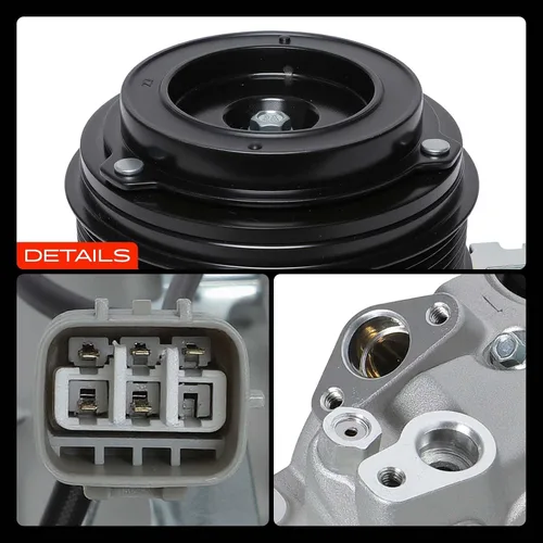 Vista 9 de A-Premium Compresor A/C con embrague compatible con Toyota Highlander 3.5L 2008-2010