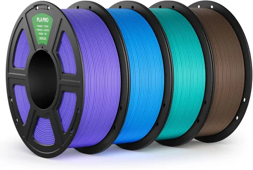 Vista 11 de PLA PRO - Filamento de impresión 3D de 0.07 in, 8.8 lbs, negro/rojo/amarillo/azul Refine Surface, Stronger Toughness, PLA Filament Dimensional
