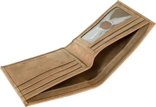 Vista 6 de Lucky Brand Men's Bifold Wallet ID Window Card Slots Genuine Leather Organization Durable Stylish