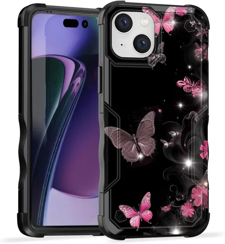 Vista 16 de Funda para iPhone Air, [doble capa] [protección contra caídas de grado militar de 10 pies] Funda resistente a prueba de golpes para iPhone Air