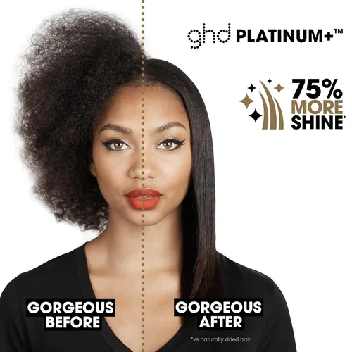 Vista 5 de ghd Platinum+ Plancha de cerámica para el cabello, plancha para alaciar el cabello, moldeadora profesional de pelo