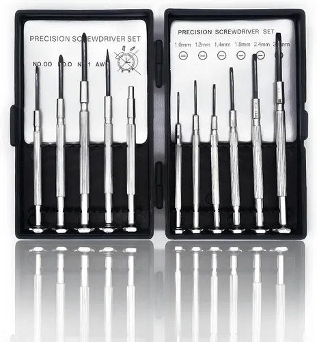Vista 8 de NSZETZ Juego de 6 destornilladores mini, pequeño kit de herramientas de reparación profesional con 6 tamaños diferentes de destornilladores