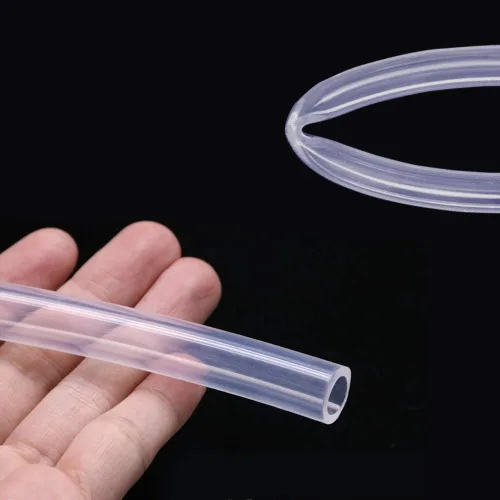 Vista 3 de Hooshing - Tubo de silicona de 0.5 mm ID x 2 mm OD de 10 pies, tubo de goma de silicona de grado alimenticio flexible, tubo de goma de silicona pura