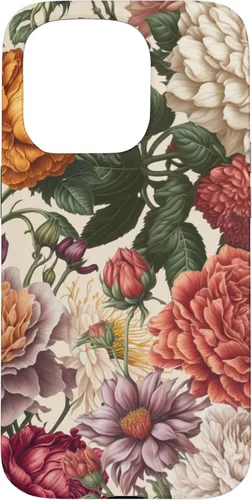 Vista 14 de Cute Flowers Vintage Botanical Floral Illustration Women Case for iPhone 17