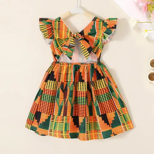 Vista 3 de YOUNGER TREE - Conjunto de ropa para bebé, diseño africano Dashiki Ankara