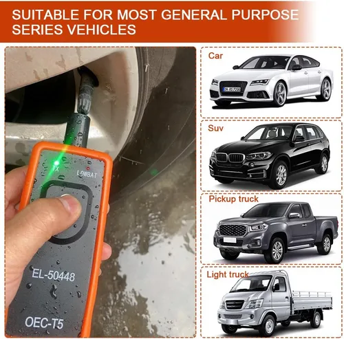 Vista 6 de TPMS Herramienta de reaprendizaje para sensor de neumáticos de automóvil, EL-50448 Herramienta de reinicio de activación del sensor de presión