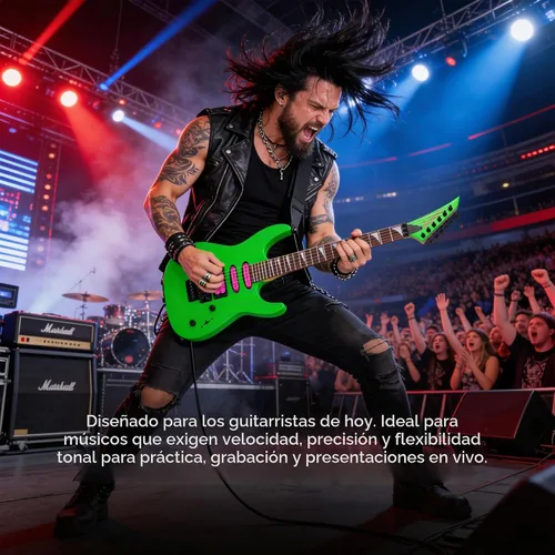 Vista 8 de Jackson X Series Dinky DK3XR HSS Guitarra Eléctrica - Verde Neón
