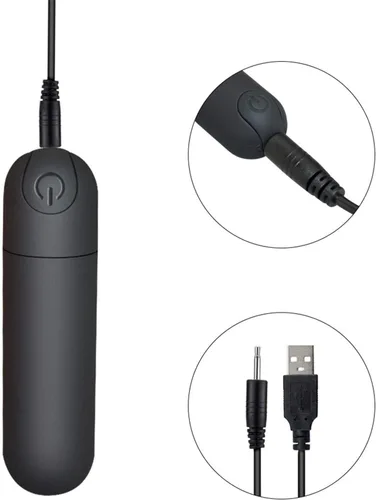 Vista 5 de Umania - Vibrador bullet para vagina, con USB Recargable, vibrador impermeable, juguetes sexuales para adultos, para mujeres