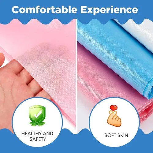 Vista 3 de 60 piezas de sábanas desechables de 31 x 70 pulgadas, sábanas de mesa de masaje, impermeables, a prueba de aceite, tela no tejida, cubierta de cama