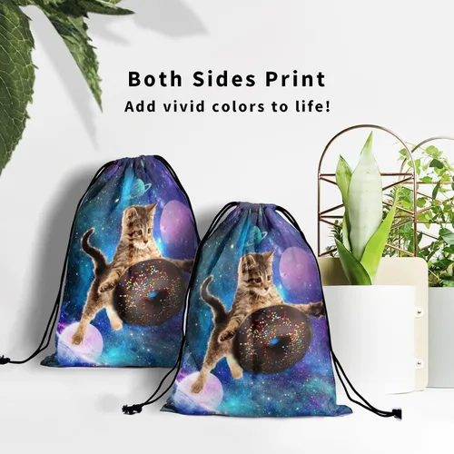 Vista 7 de Bolsas de agarre de gimnasia para gimnastas - Bolsa de cuerda para atletas con cordón