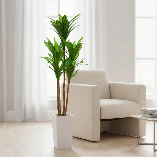 Vista 28 de GarveeHome Árbol de buganvilla artificial de 5 pies, planta de buganvilla de seda sintética con maceta, decoración interior y exterior, planta