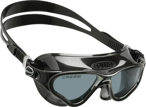 Vista 2 de CRESSI Máscara de natación cómoda para adultos ideal para la piscina y para el mar - Cobra XP: hecho en Italia