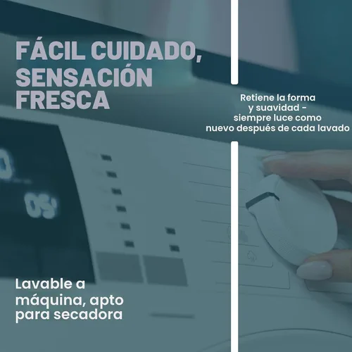 Vista 7 de Funda de almohada White Classic con cremallera, tamaño estándar de 50 x 70 cm, 2 unidades, Algodón, Blanco, Estándar