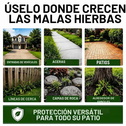 Vista 6 de Natural Armor Fórmula concentrada totalmente natural para matar malezas y hierbas. No contiene glifosato (320 onzas, 2.5 galones) Funciona